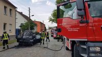 Feuerwehr Groß Kölzig - Brand PKW Groß Kölzig
