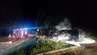 Feuerwehr Groß Kölzig - Verkehrsunfall Groß Schacksdorf